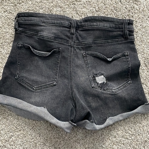 Celebrity pink- Black Jean Shorts - Picture 2 of 3